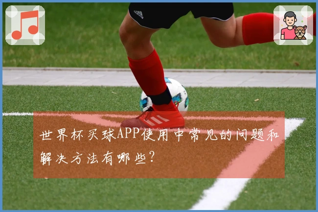 世界杯买球APP使用中常见的问题和解决方法有哪些？